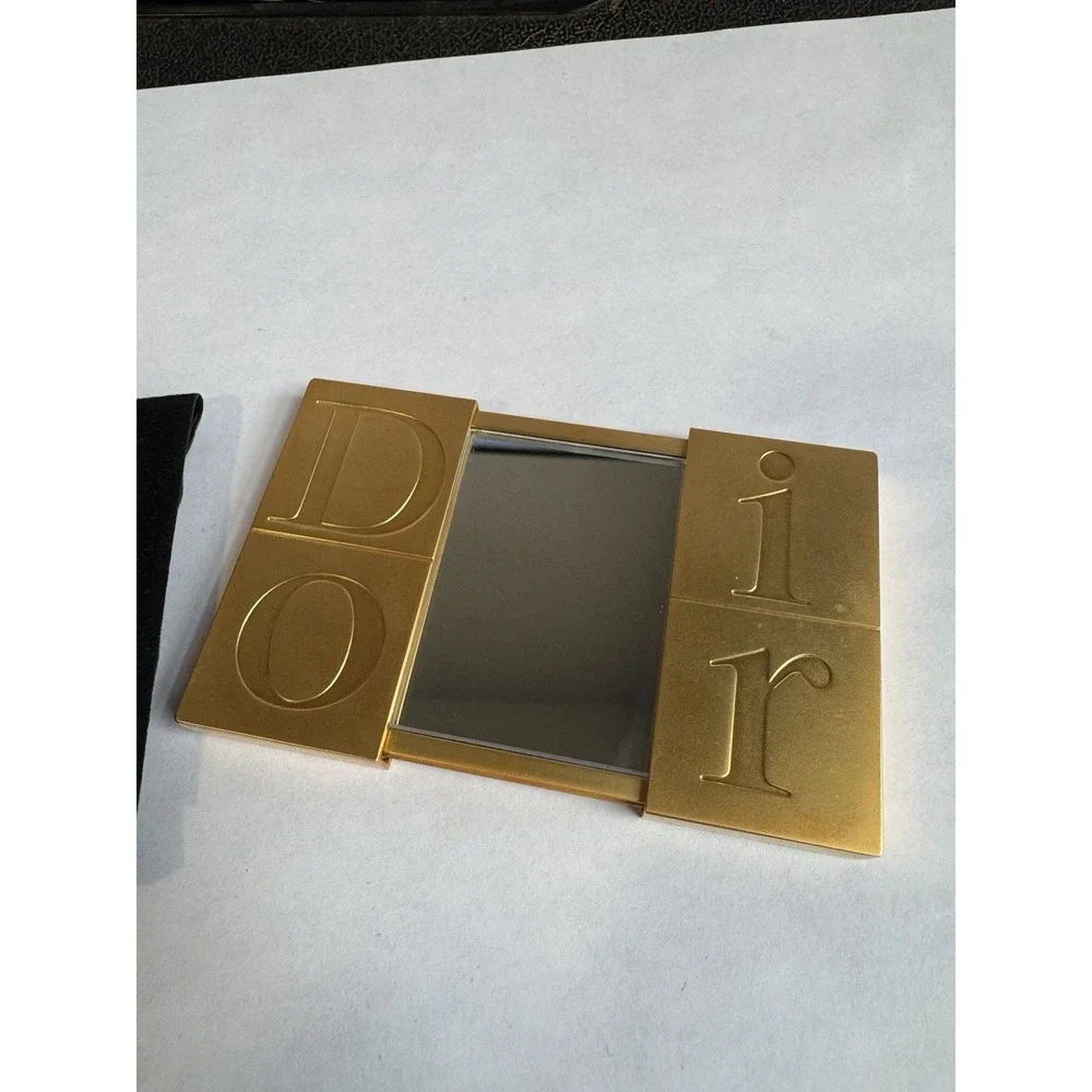 Authentic Vintage Christian Dior CD Sliding Door Compact Mirror BEAUTIFUL!